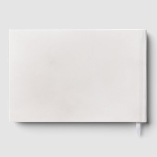 Faux gilded roos gold botanical elegant bruiloft gastenboek (Achterkant)