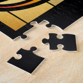 Faux Glas in lood Cat Legpuzzel (Zijkant)