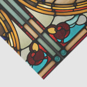 Faux Glas in lood Dolfijn voor Decoupage Craft Tis Tissuepapier (Detail)