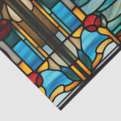 Faux Glas in lood Dolfijn voor Decoupage Craft Tis Tissuepapier (Detail)