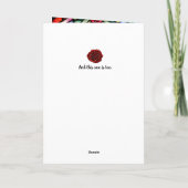 Faux Glas in lood Dragon met Roos Kaart (Achterkant)