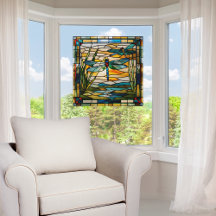 Faux Glas in lood Dragonfly