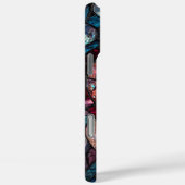 Faux Glas in lood Heart Valentijnsdag Case-Mate iPhone Case (Achterkant / Rechts)