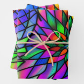 Faux Glas in lood Inpakpapier Vel (In situ)