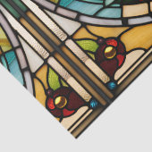 Faux Glas in lood kerstkaars voor decoupage Tissuepapier (Detail)