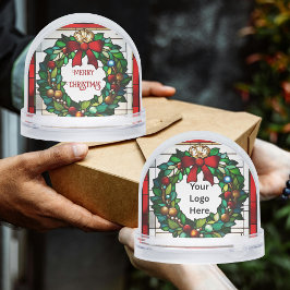 Faux Glas in lood Krans Klantwaardering Sneeuwbol