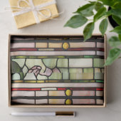 Faux Glas in lood Roos Tuin voor Decoupage Craf Tissuepapier (Geschenk)