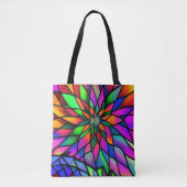 Faux Glas in lood Tote Bag (Voorkant)