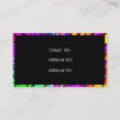 Faux Glas in lood Visitekaartje (Achterkant)