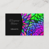 Faux Glas in lood Visitekaartje (Voorkant)