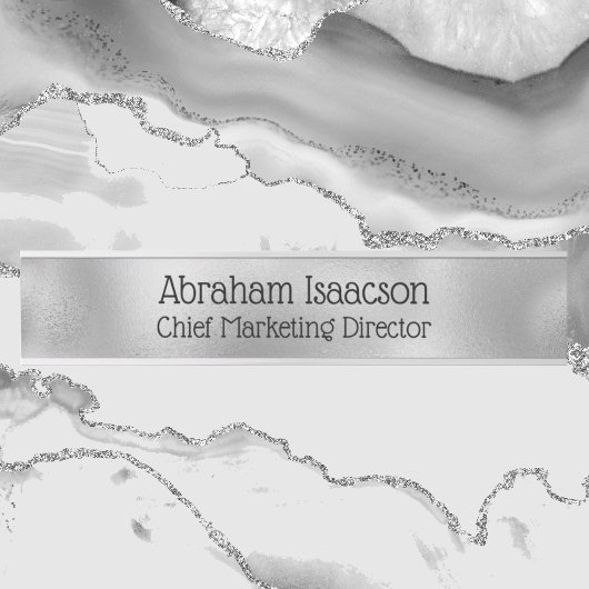 Faux Glass Kantoor Deurbordnaam Bord Deurbordje