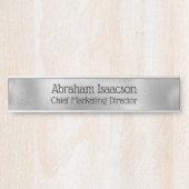 Faux Glass Kantoor Deurbordnaam Bord Deurbordje (Voorkant)