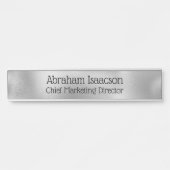 Faux Glass Kantoor Deurbordnaam Bord Deurbordje (Voorkant)