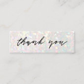 faux glitter achtergrond mini-visitekaartje mini visitekaartje (Voorkant)