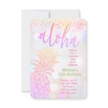 faux glitter anananas verjaardag