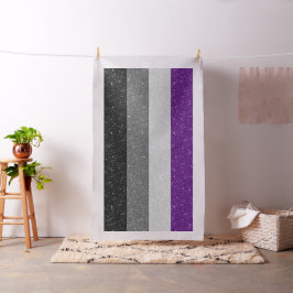 Faux Glitter Asexual Pride Flag Achtergrond Stof