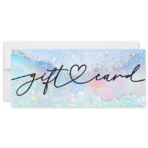faux glitter background gift certificaat