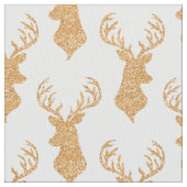Faux Glitter Big Stag Antlers Stof (Close Up)