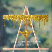 faux glitter bij acryl bord (Neutraal)