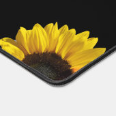 Faux glitter bij en zonnebloemen bureaumat (Hoek)