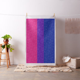 Faux Glitter Bisexual Pride Flag Achtergrond Stof