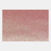 Faux Glitter Bling Wrapping Paper Sheets (Voorkant)