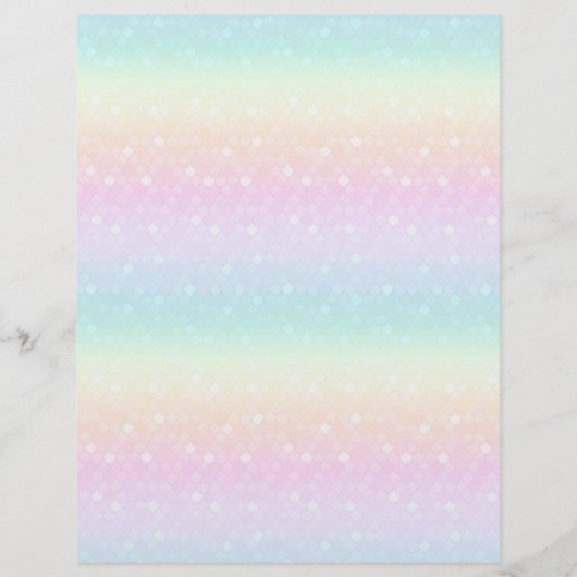 faux glitter blue lotus flyer (Achterkant)