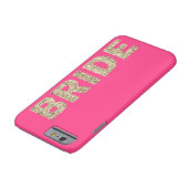 Faux Glitter Bride iPhone 6 Hoesje in Roze (Bodem)