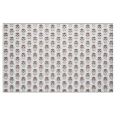 Faux Glitter Colorful Sugar Skulls Stof (Fat Quarter)