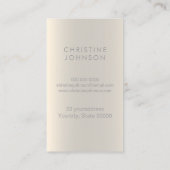 Faux Glitter Dahlia Jewel Design Visitekaartje (Achterkant)