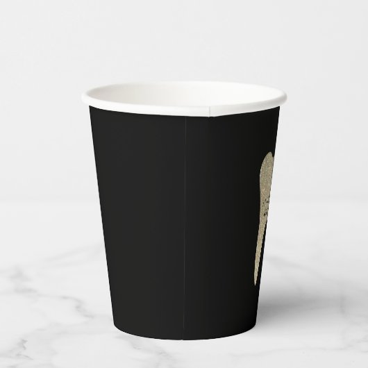 Faux Glitter Dental Office Paper Cups Papieren Bekers (Rechts)