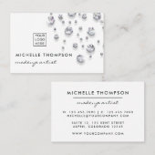 Faux Glitter Diamond Visitekaartje (Voorkant / Achterkant)