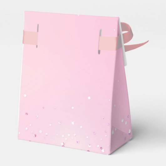 faux glitter Eerste Communie Bedankdoosjes (Achterkant)