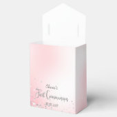 faux glitter Eerste Heilige Communie Bedankdoosjes (Geopend)