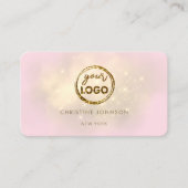 Faux glitter effect logo visitekaartje (Voorkant)