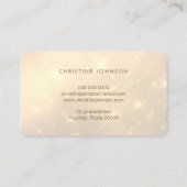 Faux glitter effect logo visitekaartje (Achterkant)