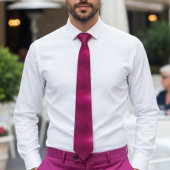 Faux glitter fuchsia stropdas