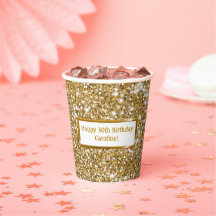 Faux Glitter Geel Glitter Textuur & Aangepaste Tek