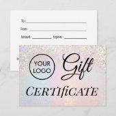 faux glitter gift (Voorkant / Achterkant)