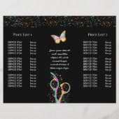 faux glitter hair stylist brochure (Achterkant)