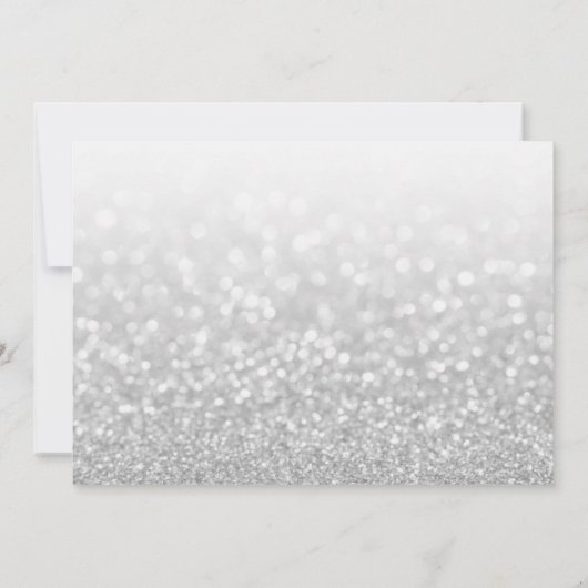 Faux Glitter Hartelijk dank voor mediumtoevoeging Kaart (Achterkant)