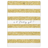 Faux Glitter is het nog vrijdag? Klembord (Achterkant)