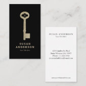  Faux Glitter Key Visitekaartje (Voorkant / Achterkant)