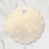 faux glitter koningin bedankjes labels (Achterkant)