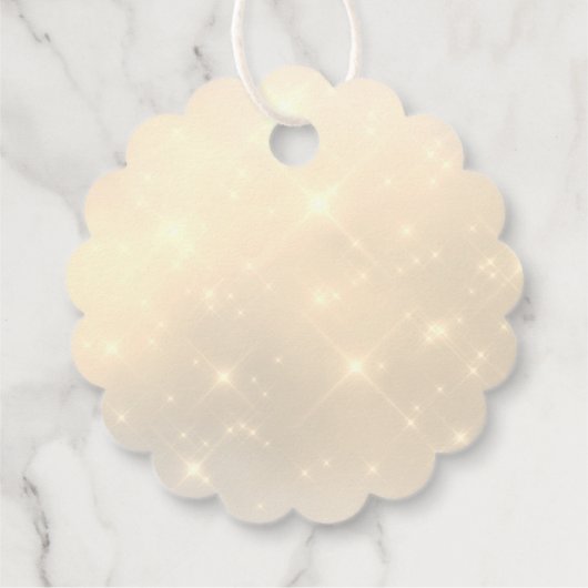 faux glitter koningin bedankjes labels (Achterkant)