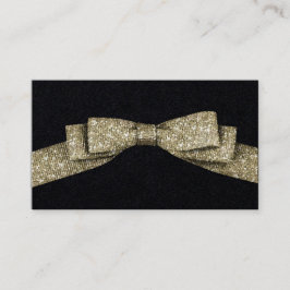 Faux glitter lint visitekaartje