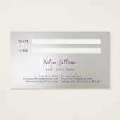 Faux glitter mermaid sequin Appointment Card Visitekaartje (Achterkant)