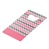 faux glitter nautical anchor infinity symbool creditkaart flessenopener (Achterkant Gekanteld)