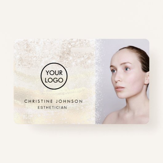 ・faux glitter-ontwerp badge (Voorkant)