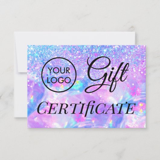 faux glitter opal gift (Voorkant)